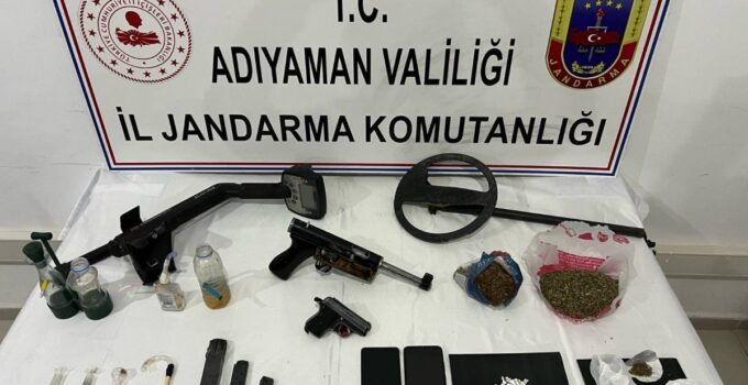 Adıyaman’da uyuşturucu operasyonu: 14 şüpheli gözaltında