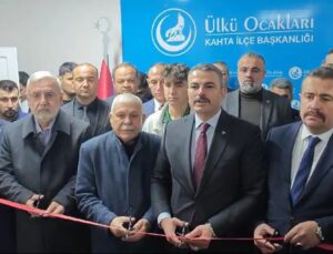 Kahta Ülkü Ocakları yeni hizmet binası açıldı