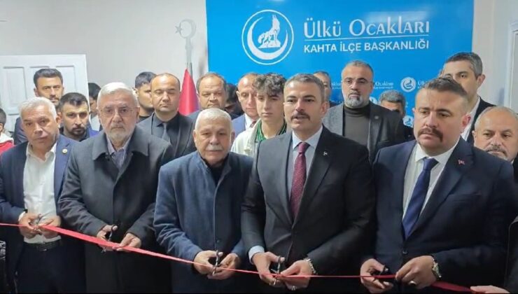 Kahta Ülkü Ocakları yeni hizmet binası açıldı