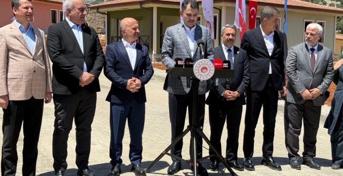 BAKAN MURAT KURUM ADIYAMAN’DA: “SADECE KONUT DEĞİL, UMUT İNŞA EDİYORUZ”