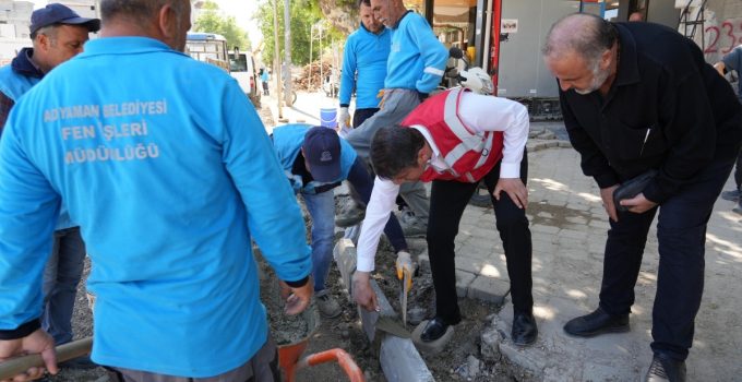 BAŞKAN TUTDERE ALİTAŞI MAHALLESİ’NDE ASFALT ÇALIŞMALARINI İNCELEDİ