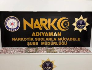 ADIYAMAN’DA 3 BİN 232 ADET UYUŞTURUCU HAP ELE GEÇİRİLDİ.