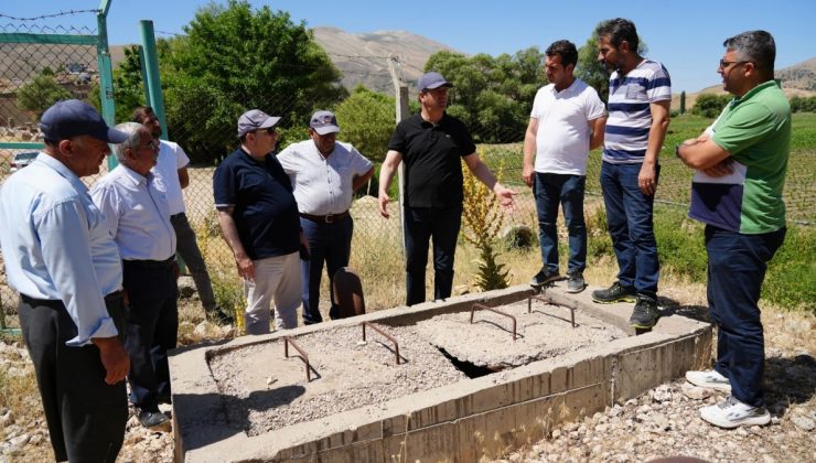 TUTDERE, HAVŞERİ İÇME SUYU ÇALIŞMALARINI İNCELEDİ
