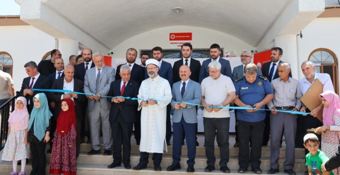 ADIYAMAN’DA 52 CAMİİ VE 12 KUR’AN KURSU YENİDEN İBADETE AÇILDI