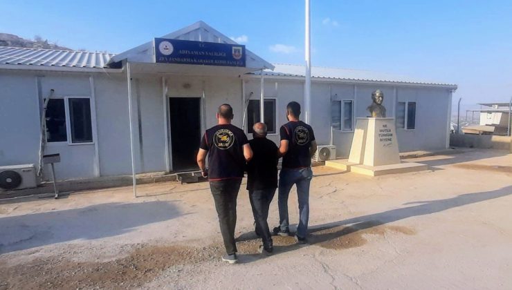 Adıyaman’da 12 yıl Hapis Cezası Bulunan Şahıs jandarma Tarafından Yakalandı