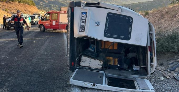 Adıyaman’da Tarım İşçilerini Taşıyan Minibüs Devrildi: 19 yaralı