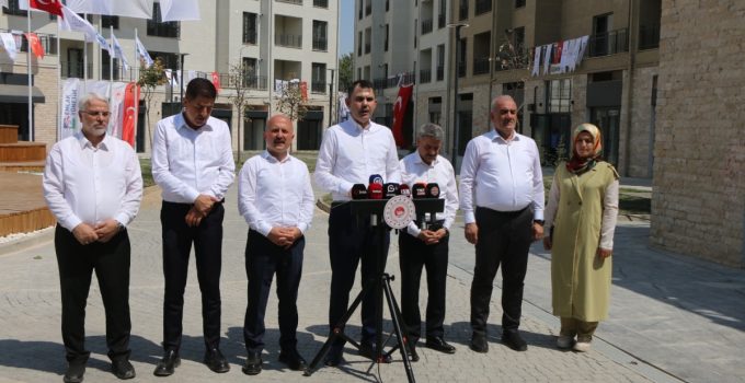 Bakan Kurum’dan Adıyamanlılara müjde: ‘Kiracılara sosyal konut projesi’