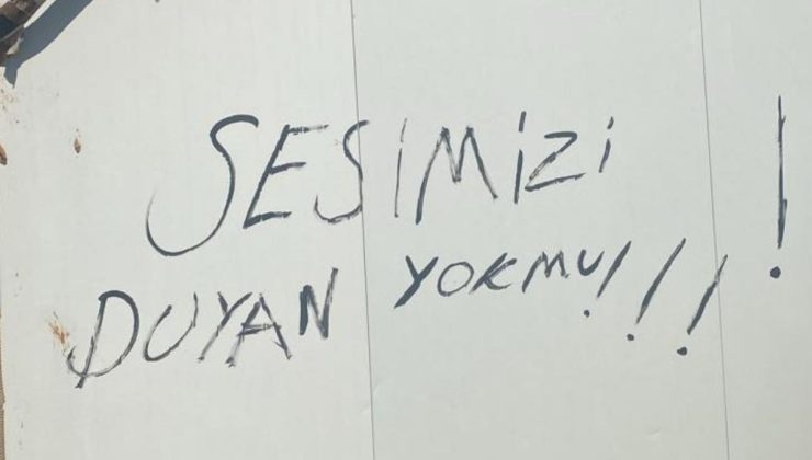 KONTEYNER KENT SAKİNLERİNDEN TAHLİYE KARARINA TEPKİ: ‘SESİMİZİ DUYAN YOK MU?’