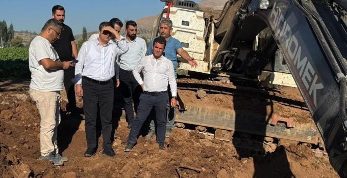 Başkan Tutdere Görevine Döndü, İlk Durağı Havşeri İsale Hattı Oldu