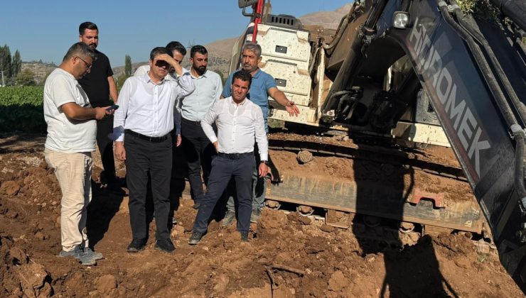 Başkan Tutdere Görevine Döndü, İlk Durağı Havşeri İsale Hattı Oldu