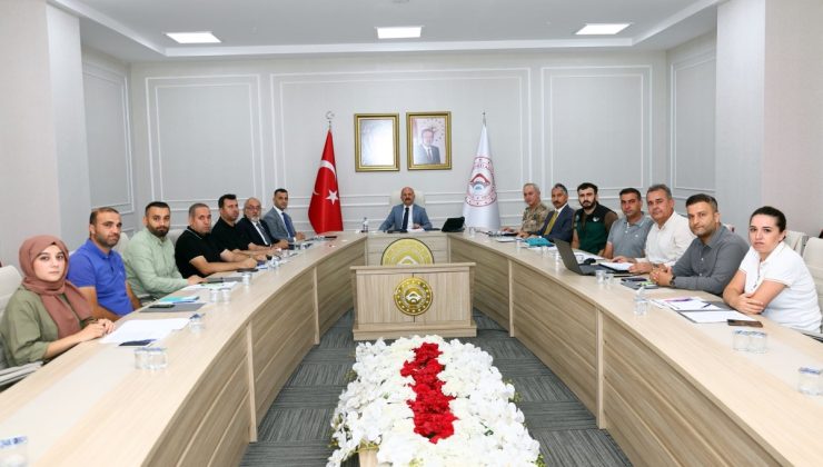 Tarım Arazilerine yapılan Bağ Evlerine   Yönelik Değerlendirme toplantısı yapıldı