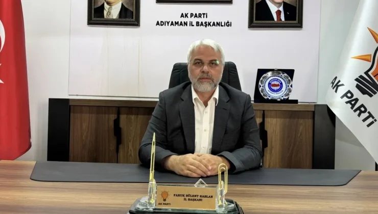 AK PARTİ ADIYAMAN İL BAŞKAN BÜLENT KABLAN İSTİFA ETTİ..
