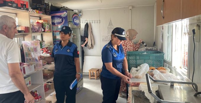 ZABITADAN OKUL KANTİNLERİNE DENETİM