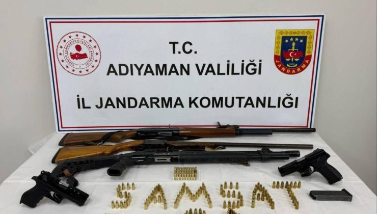 Adıyaman’da silah kaçakçılığı operasyonu: 1 gözaltı