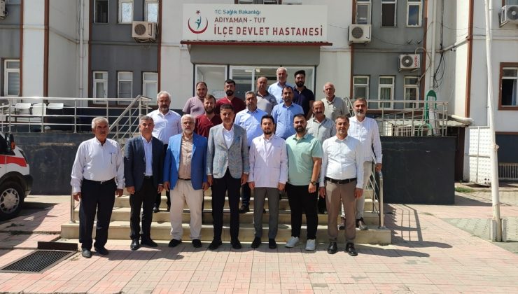 Milletvekilli İshak Şan’dan Tut ilçesindeki kurumlara ziyaret