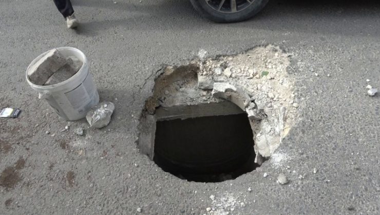 Adıyaman’da 1. Çevre Yolu’nda yol çöktü: Facia son anda önlendi