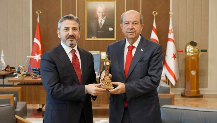 Bakan Yardımcısı Aydın “KKTC  Cumhurbaşkanı Ersin Tatar” Görüştü