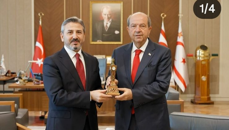 Bakan Yardımcısı Aydın “KKTC  Cumhurbaşkanı Ersin Tatar” Görüştü
