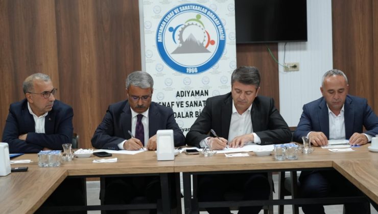 Adıyaman’da, Esnafın Sorunları Ve Çözüm Önerileri Ele Alındı