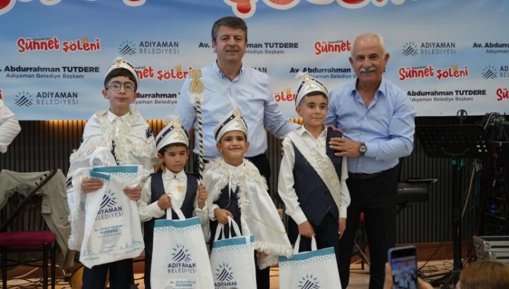 Adıyaman Belediyesi, çocuklar için geleneksel sünnet etkinliği düzenledi