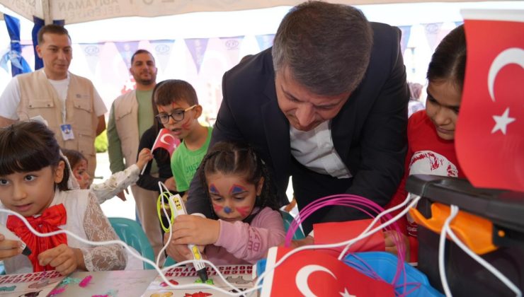 Başkan Tutdere, Eğriçay Parkı’nda çocuklarla Cumhuriyet Bayramı’nı kutladı