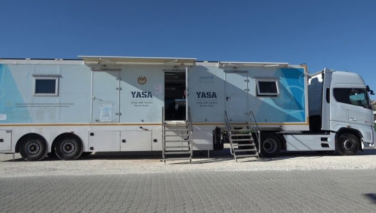 Adıyaman da Hukuki Destek Tırı  Vatandaşın Ayağına Gidiyor