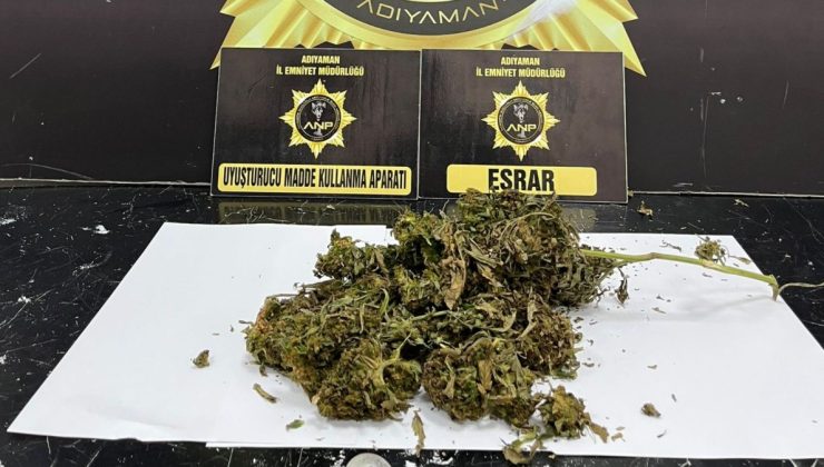 Adıyaman’da Klima Ünitesine Gizlenmiş 149 Gram Esrar Ele Geçirildi