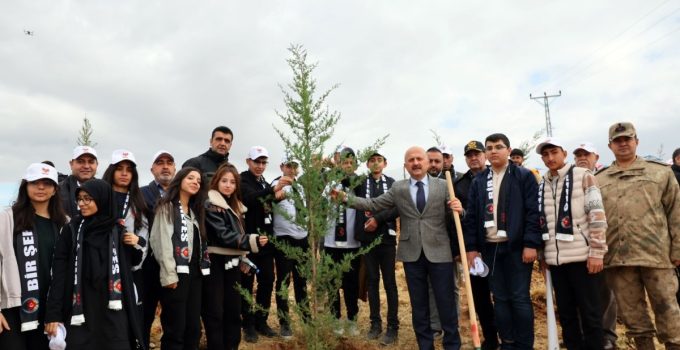 Adıyaman’da Şehitler Anısına 150 Fidan Dikildi