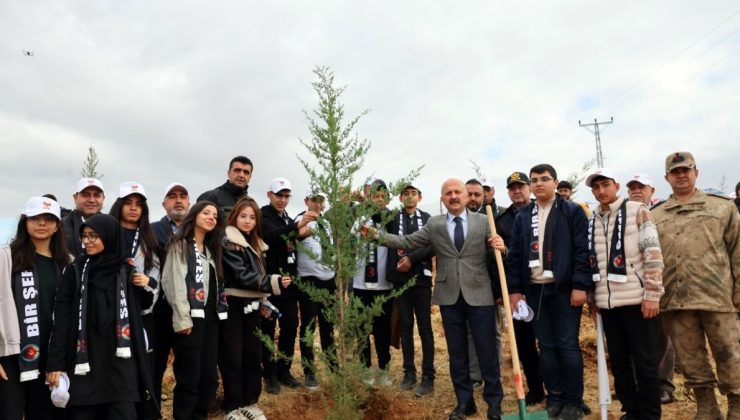 Adıyaman’da Şehitler Anısına 150 Fidan Dikildi