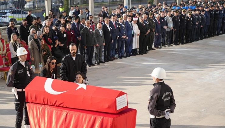 Trafik kazasında hayatını kaybeden Polis Memuru Cengiz Askar, memleketine uğurlandı