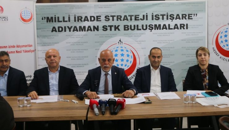 Hedef Kızılelma Derneği öncülüğünde Adıyaman’ın deprem sonrası geleceği masaya yatırıldı