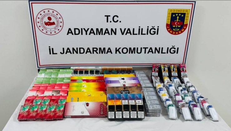 Adıyaman’da Kaçak Sigara Operasyonu: 1 Gözaltı