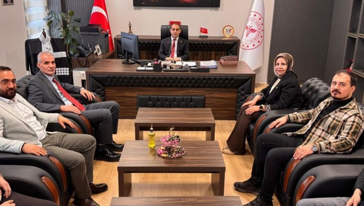 Türk Sağlık-Sen’den İl Sağlık Müdürü Prof. Dr. Şirik’e Ziyaret