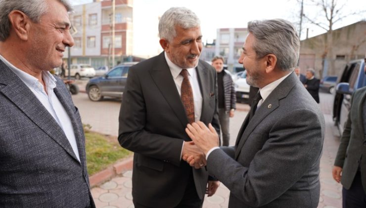 Bakan Yardımcısı Ahmet Aydın’dan Kahta Belediye Başkanı Hallaç’a ziyaret